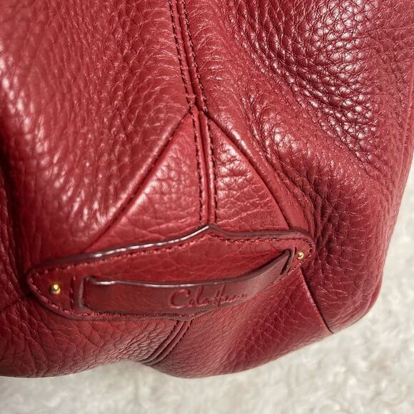 Cole Haan Red Leather Hobo Bag - Picture 7 of 13